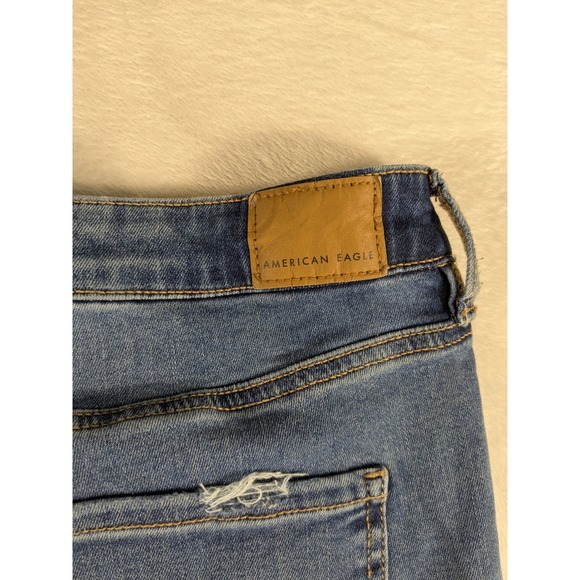 NWT $60 American Eagle Next Level Stretch Super High Rise Flare Jeans Sz 10 - Picture 15 of 16